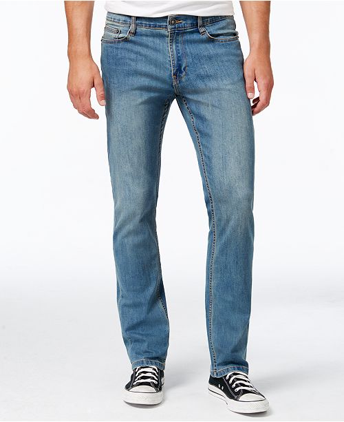 Ring of Fire Men's Straight Fit Stretch Jeans, Created for Macy's ...
