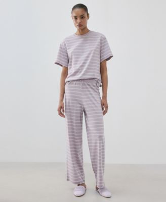 Women's Cotton Striped Pajama Pants