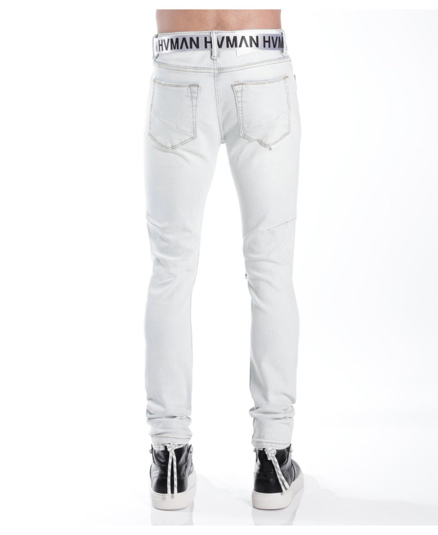 Мужские джинсы Hvman Chosen To Prevail x Cult Strat Super Skinny Fit Jean — фото 2