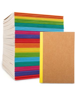 Composition Notebooks Lined Journals Rainbow Spines