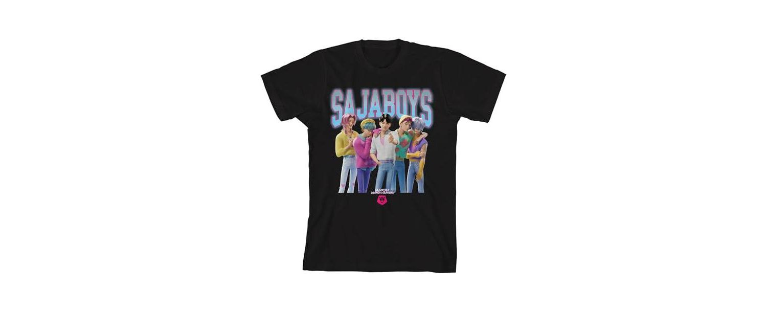 Boys Group Saja Boys Youth Crew Neck Short Sleeve T-shirt