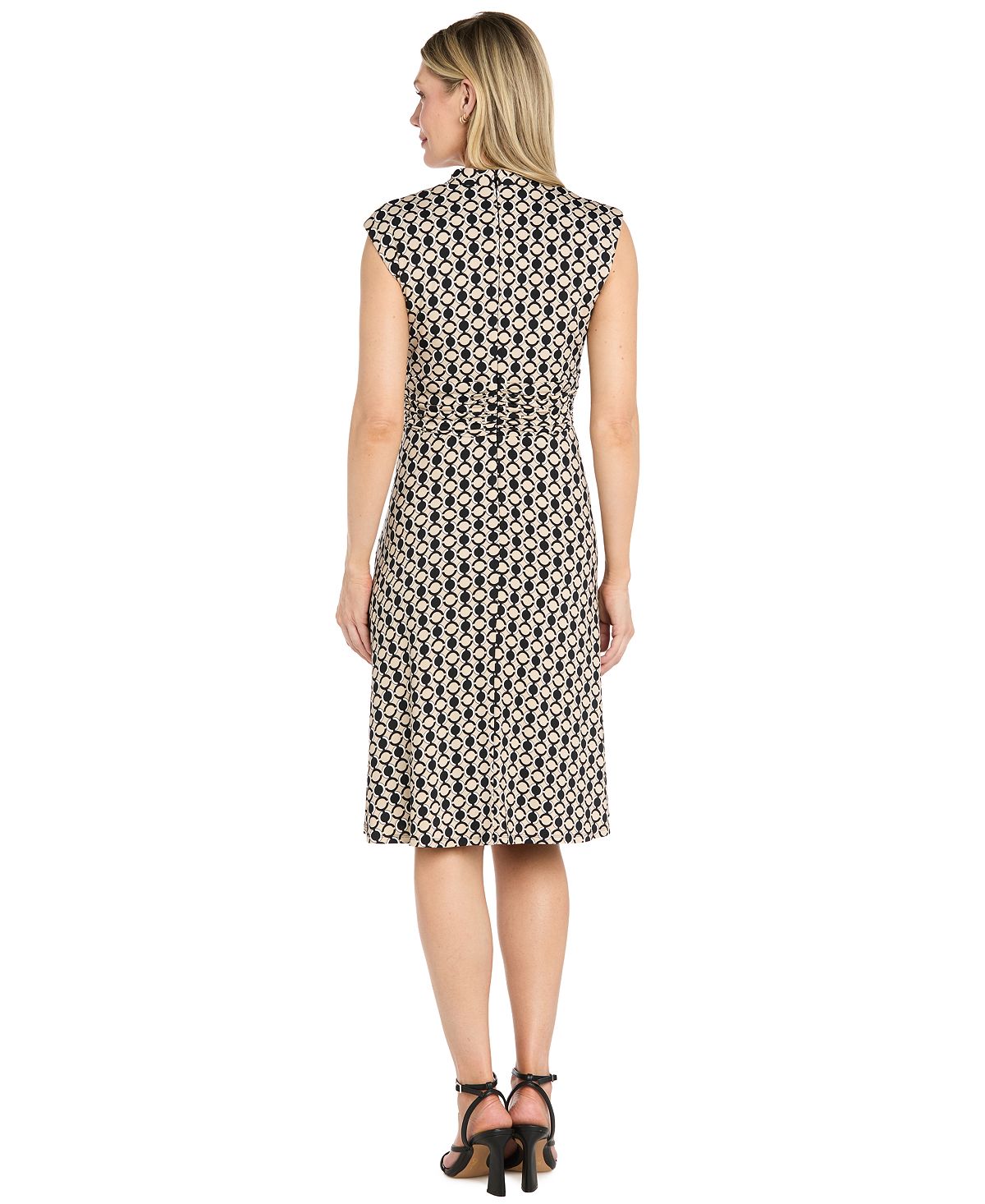 R & M Richards Women's Ruched Knee-Length Dress view 3 — MAYCSS fashion products