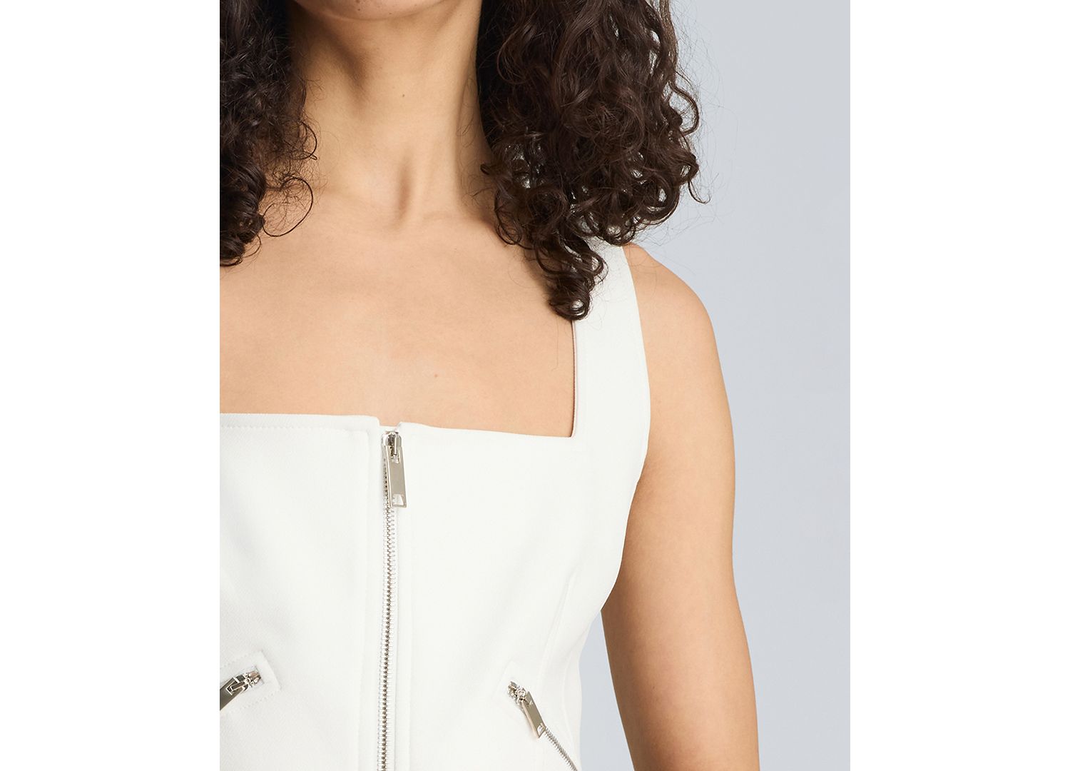 Women's Fitted Square Neck Bodice Top