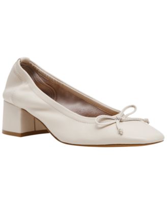Women's Coretta Block Heel Ballet Pumps