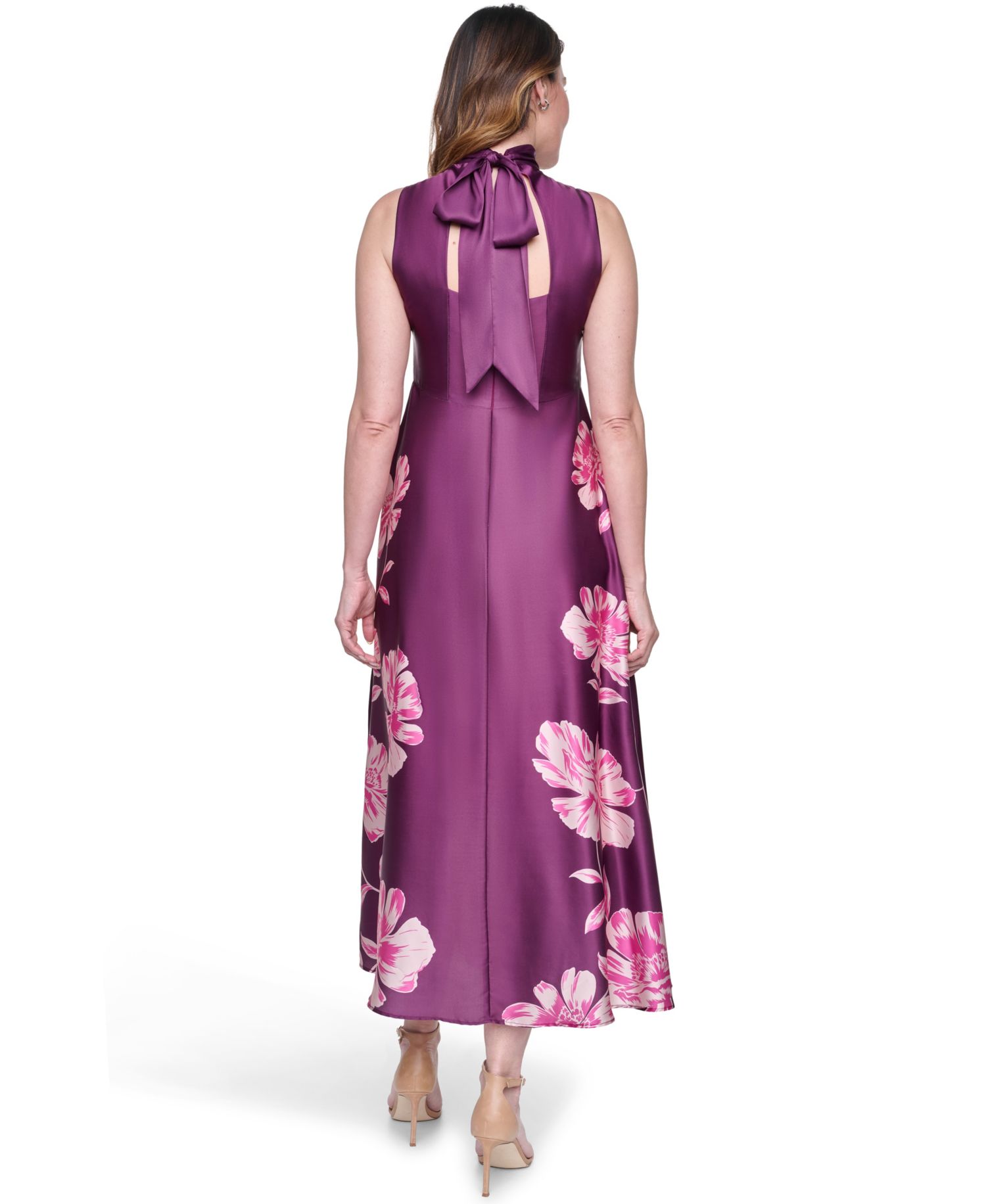 Women's Halter Neck Midi Dress