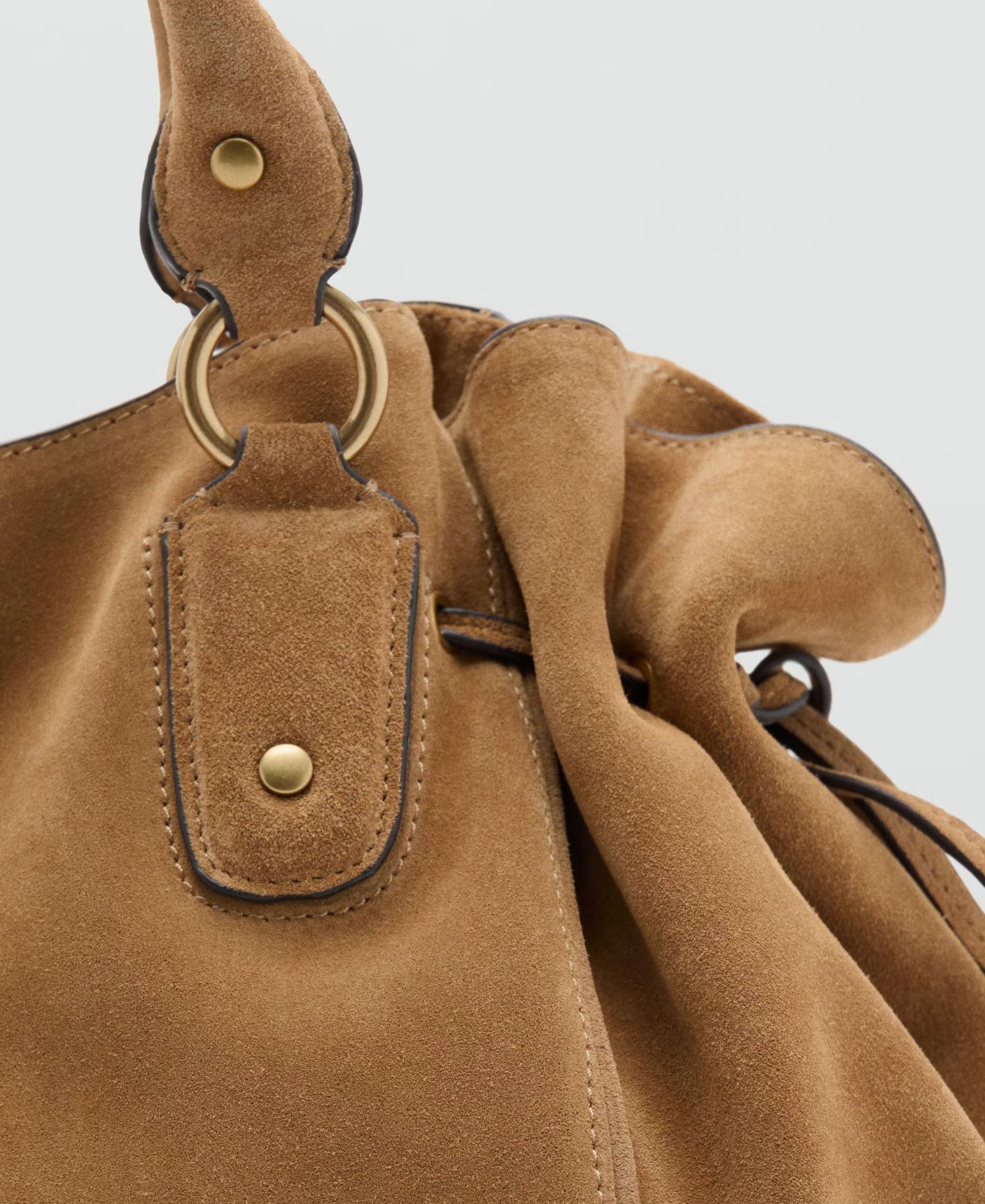 Women's Starring Hailey Bieber Suede Shoulder Bag