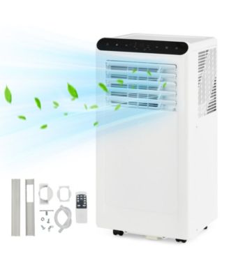 10,000 BTU Portable 3-in-1 AC with Remote, LED Display, Sleep Mode, Timer and Window Kit for Rooms Up to 450 Sq. Ft