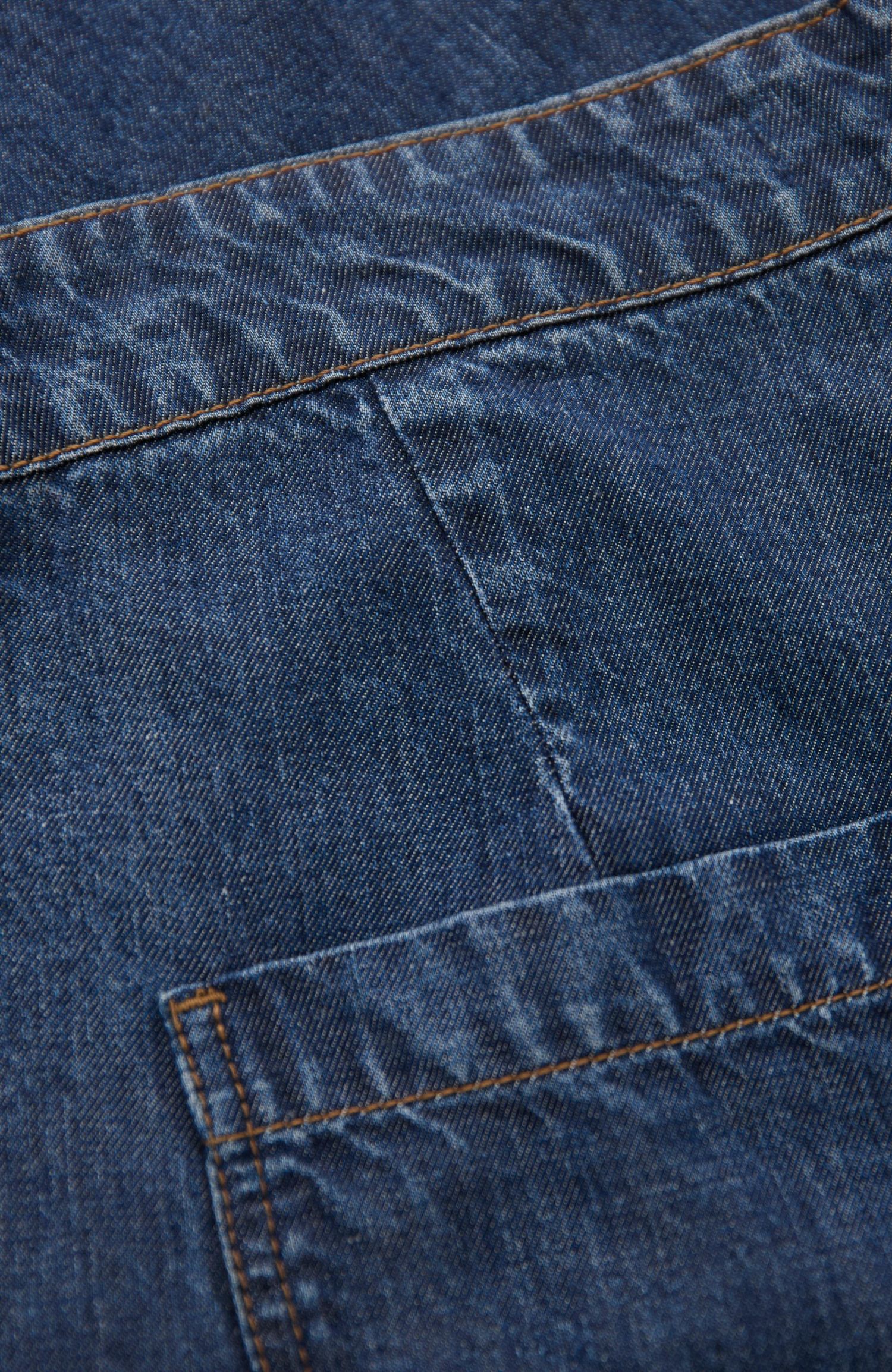 Women's Drape Denim Culotte Pants
