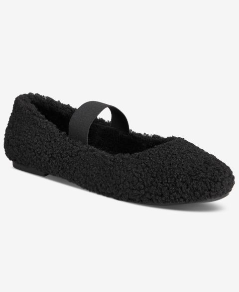 Женские тапочки Style & Co Averyy Slip-On Mary Jane Slippers, цвет: Чёрный