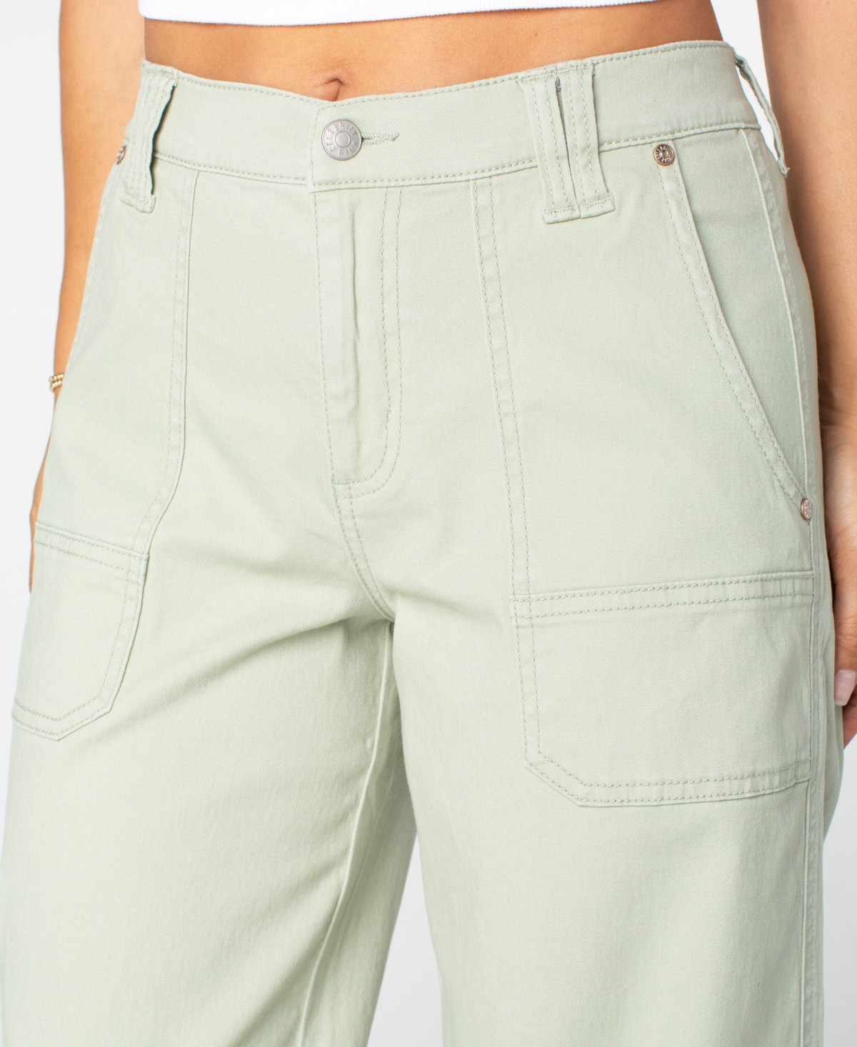 Celebrity Pink Juniors' Wide-Leg Cargo Pants