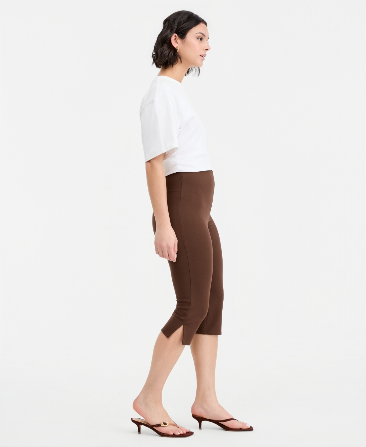 Bar Iii Women's Pull-On Capri Pants, Macy's Exclusive