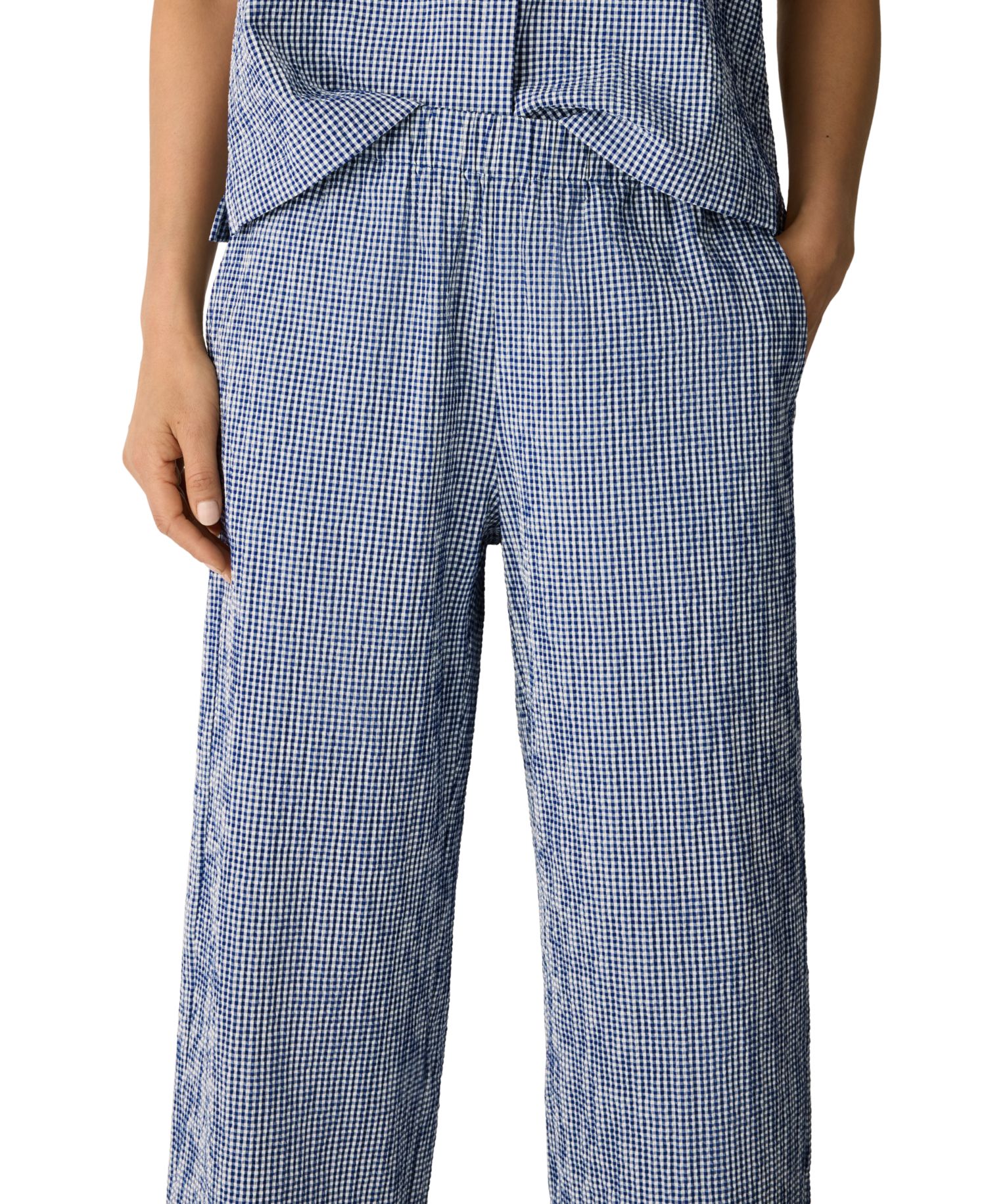 Eileen Fisher Women's Mid-Rise Wide-Leg Ankle-Length Pants, Regular, Plus And Petites