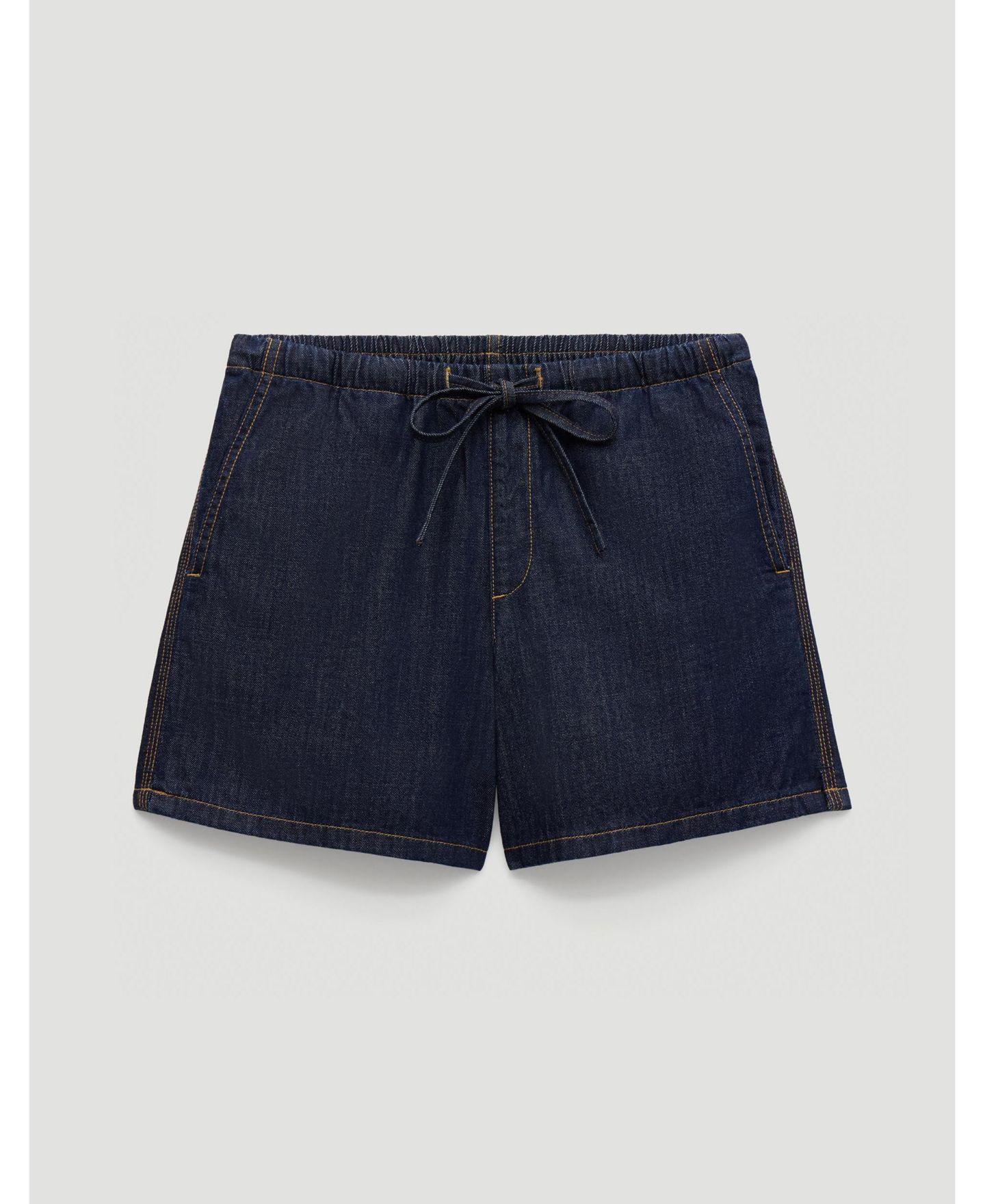 Женские шорты Hush Betty Denim Pull On, цвет: Тёмный индиго синий — фото 6