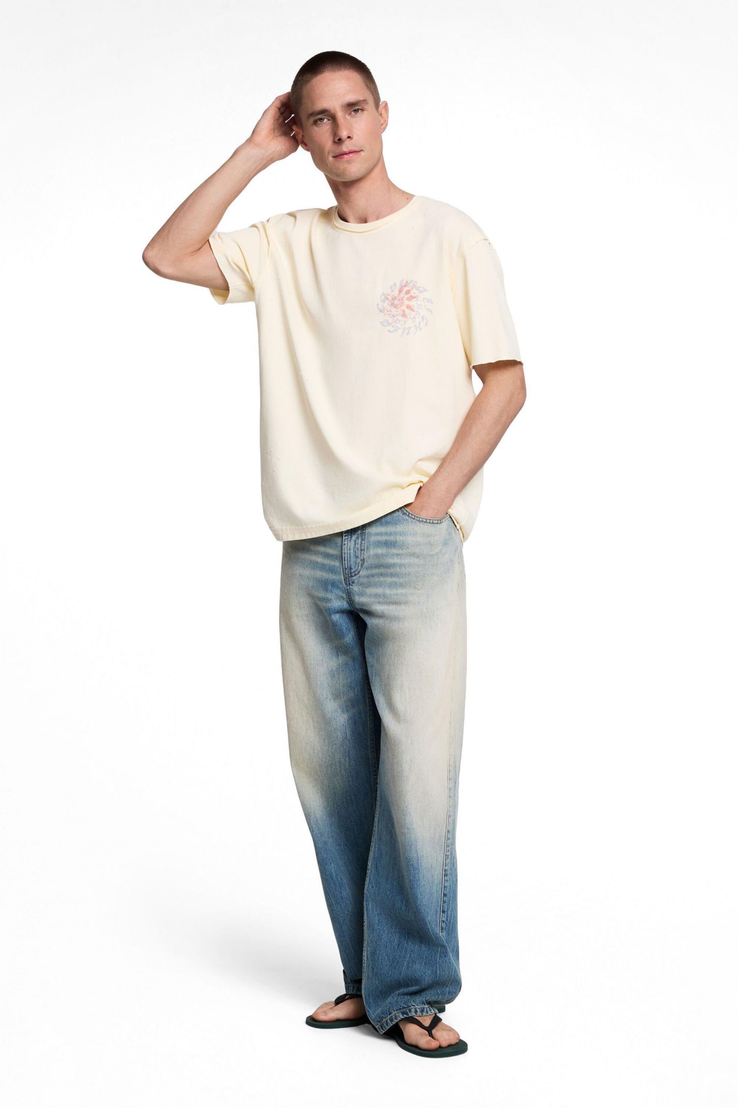 Men's Printed cotton T-shirt