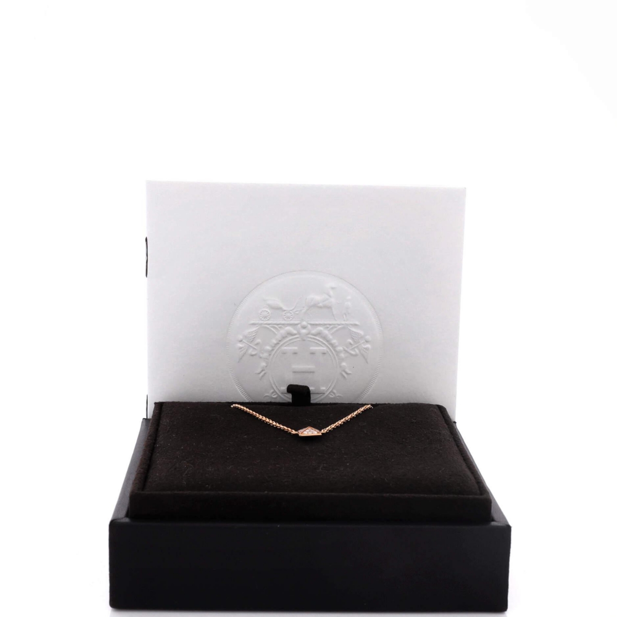 Pre-Owned Hermes Clou d'H Pendant Necklace