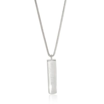 Pre-Owned Tiffany & Co Sterling Silver 1837 Bar Pendant - Sterling silver