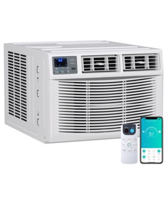 23200 BTU Window AC with Heater, 208/230V WiFi Smart Unit, Cools and Heats 1500 Sq. Ft, App and Voice Control