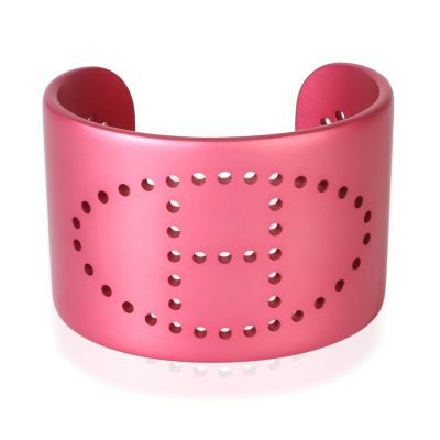 Pre-Owned HERMES Evelyne Sunset Cuff Bracelet - Red 475$