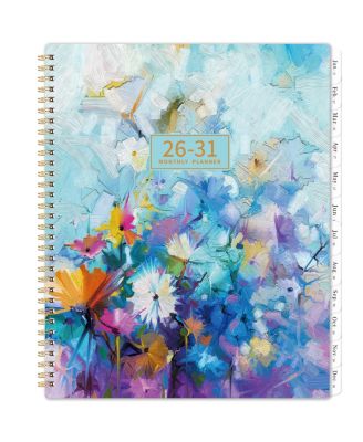 2026-2031 Monthly Planner 5 Year Calendar Twin-Wire Binding Waterproof Cover