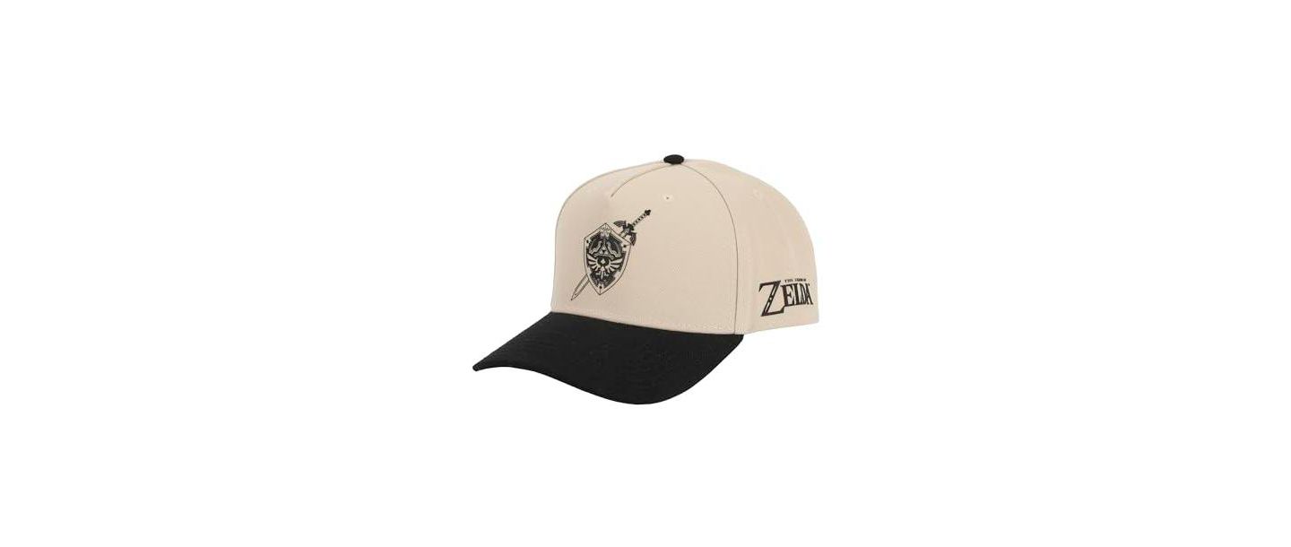 Мужская кепка The Legend of Zelda Hylian Shield Embroidery Poly Wool B104 Snapback, цвет: Белый — фото 7