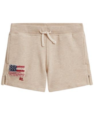Girls' 2T-6X Flag Terry Pull-On Shorts
