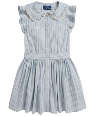 Girls' 2T-6X Short-Sleeve Shirt Dress