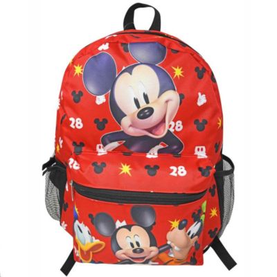 Mickey Mouse School 16 Inch Backpack Goofy, Donald ages 3 Plus