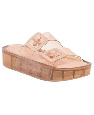 Women's Julio X Jelly Double-Band Jelly Footbed Platform Sandals