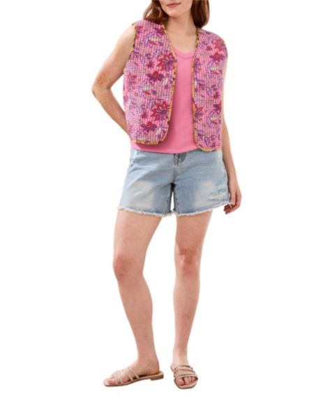 Женские жилеты TRIBAL Women's Reversible Sleeveless Vest with Pockets