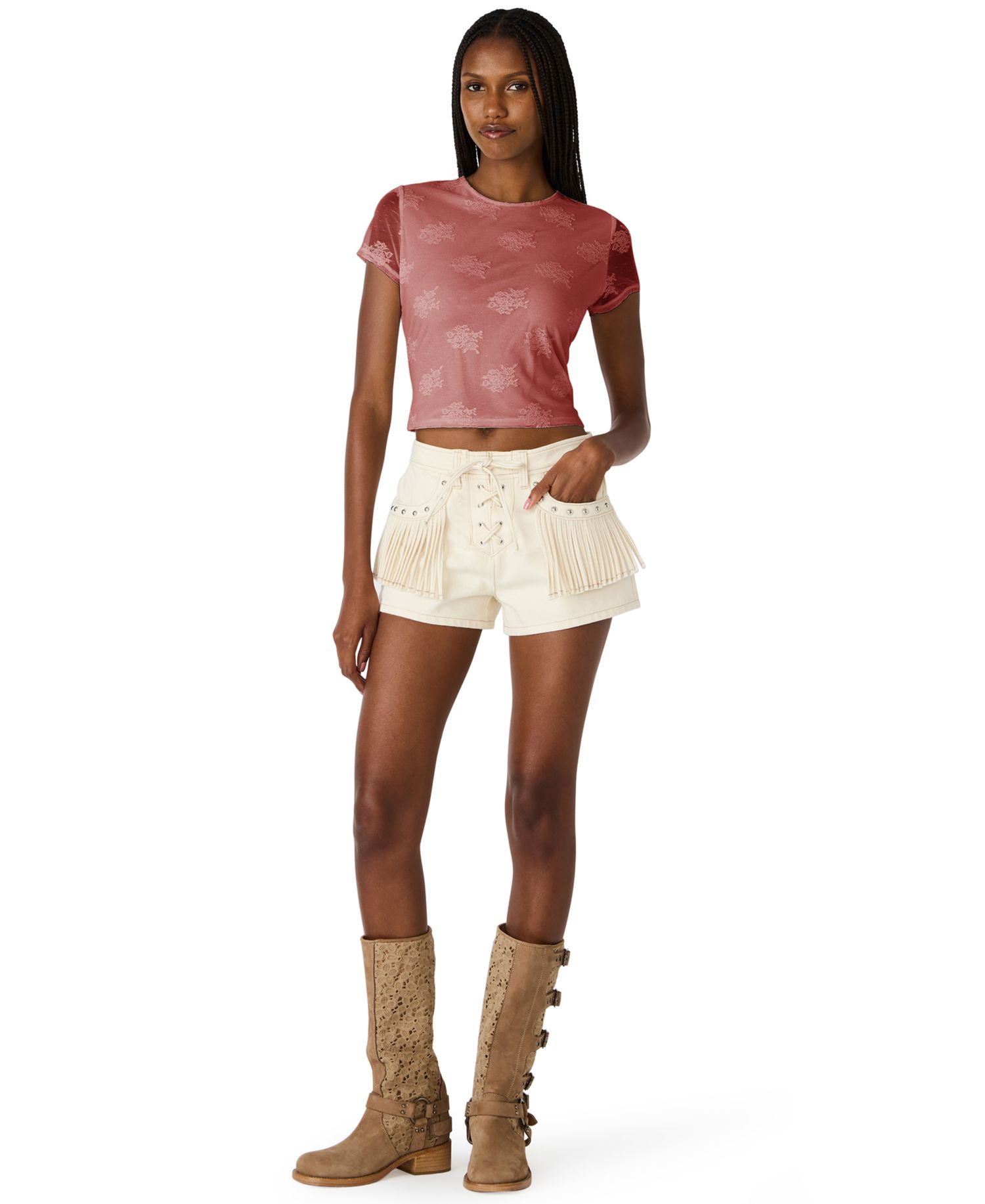 Women's Lace Peyton Top