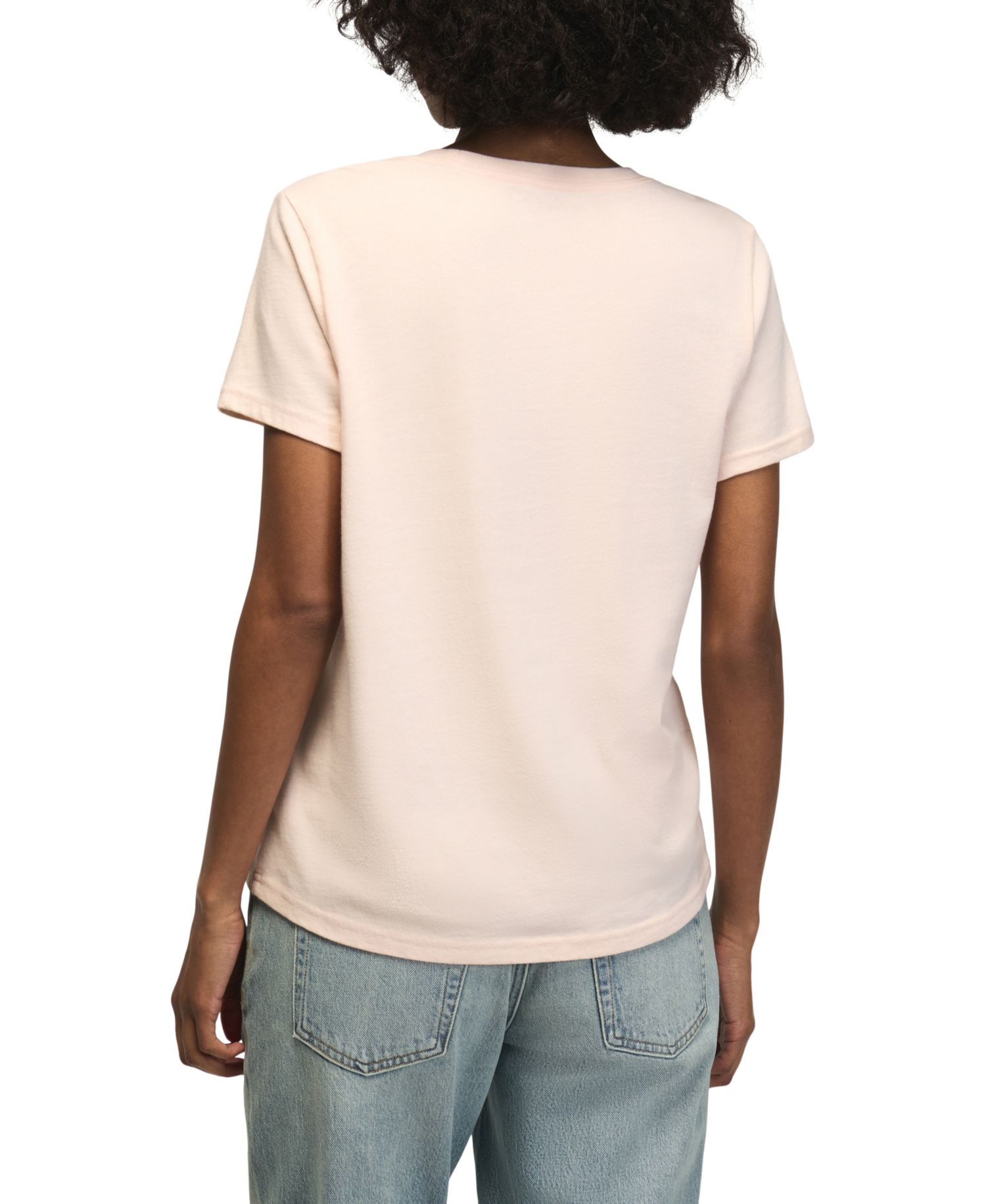 Women's Strawberry Mandala Printed Classic Crewneck T-Shirt