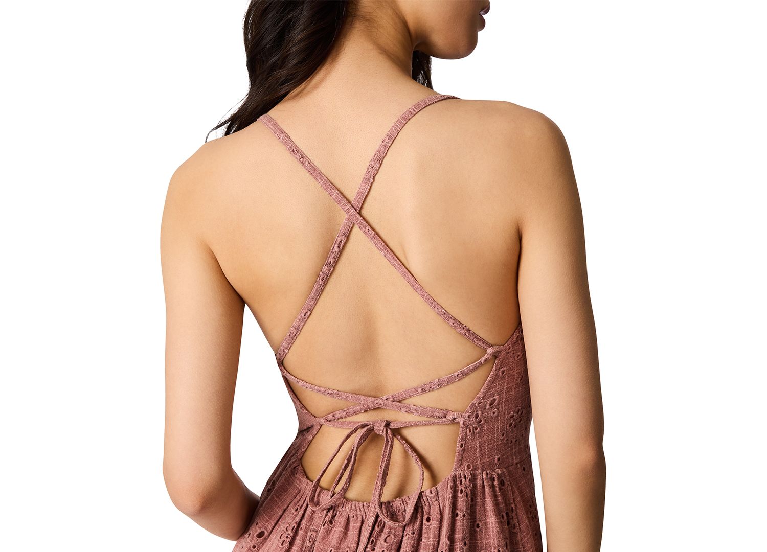 Women's Riyan Sleeveless Eyelet Midi Dress