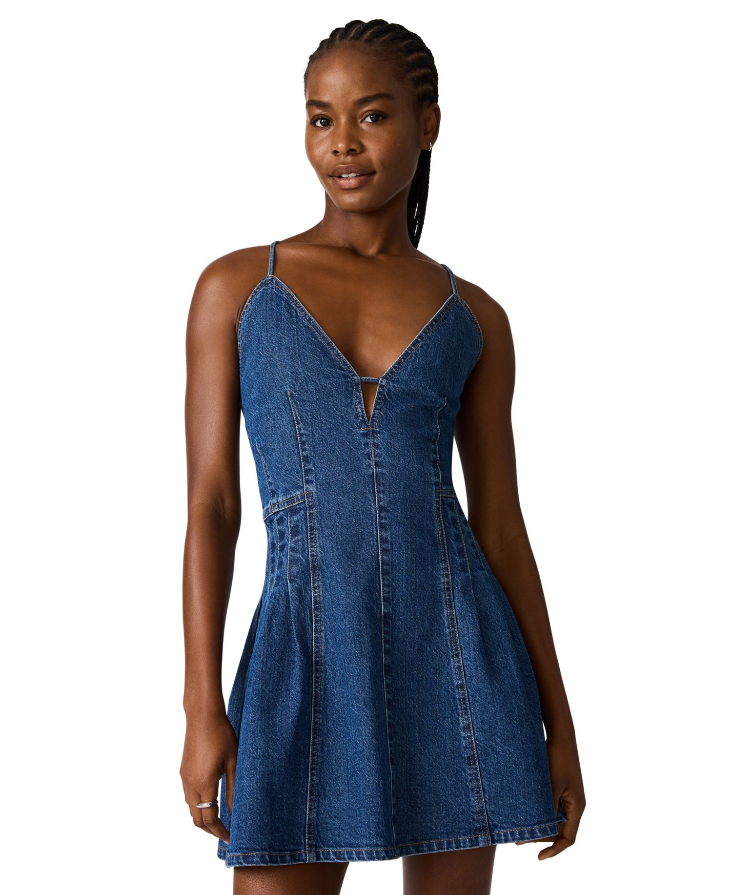 Women's Dianne Sleeveless Denim Mini Dress