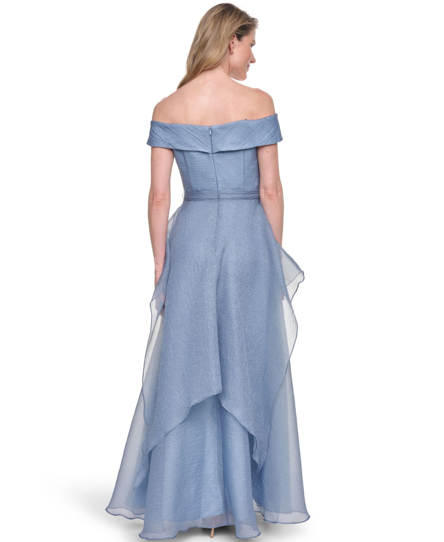 Women's Off-Shoulder Handkerchief Ball Gown