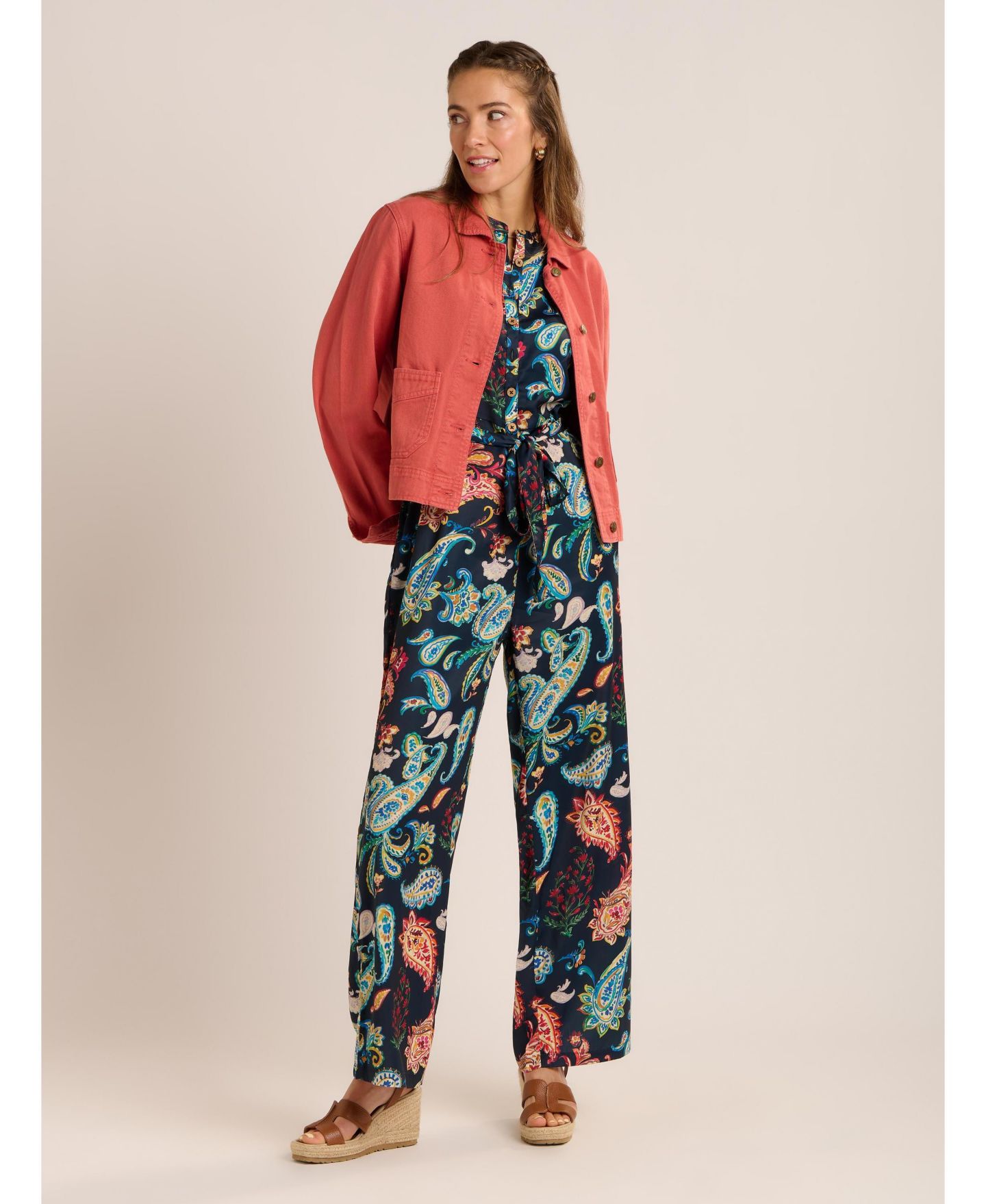 Женский комбинезон Brakeburn Olivia Jumpsuit, цвет: Тёмно-синий — фото 6
