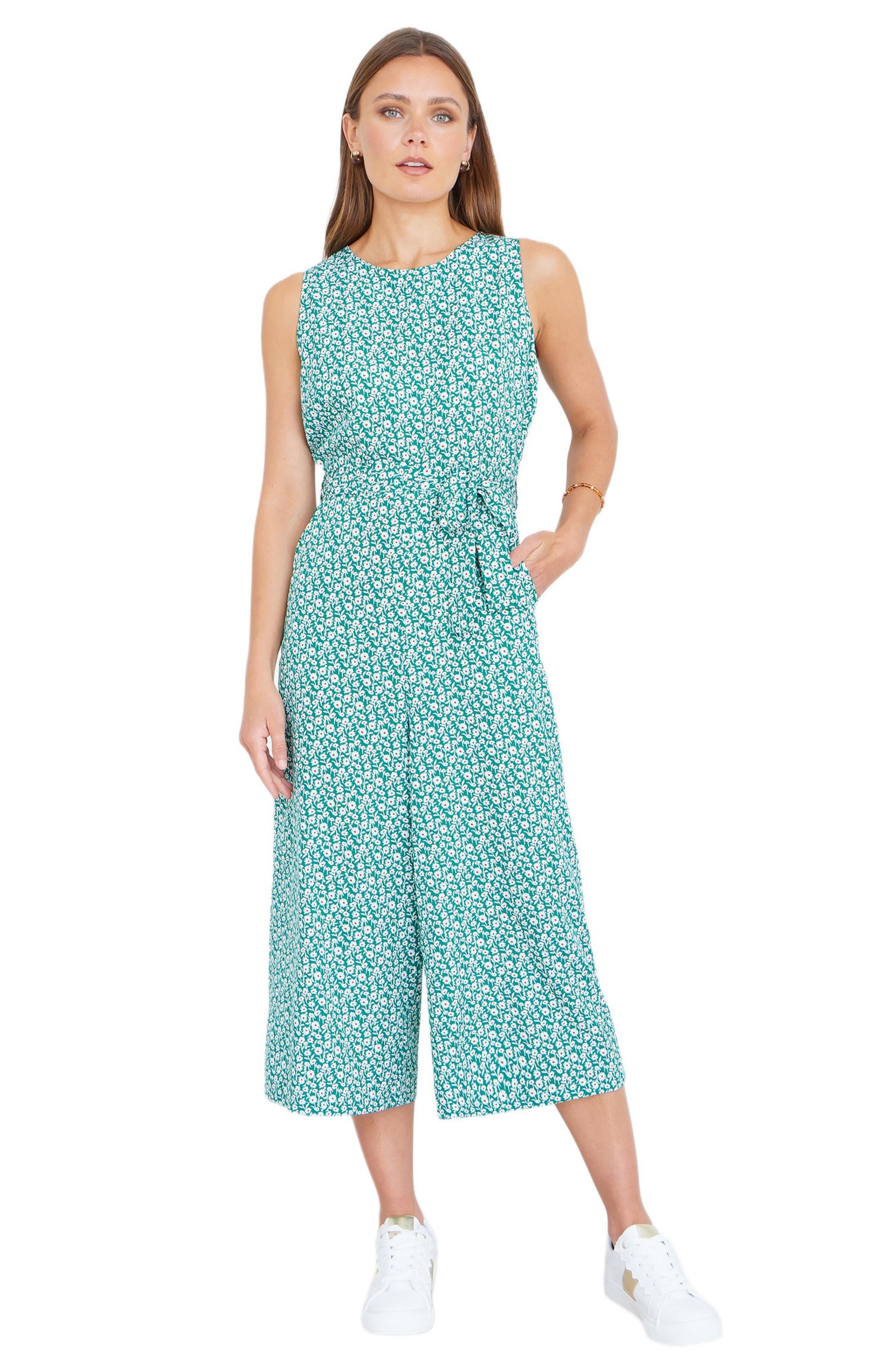 Women's Ditsy Culotte Jumpsuit