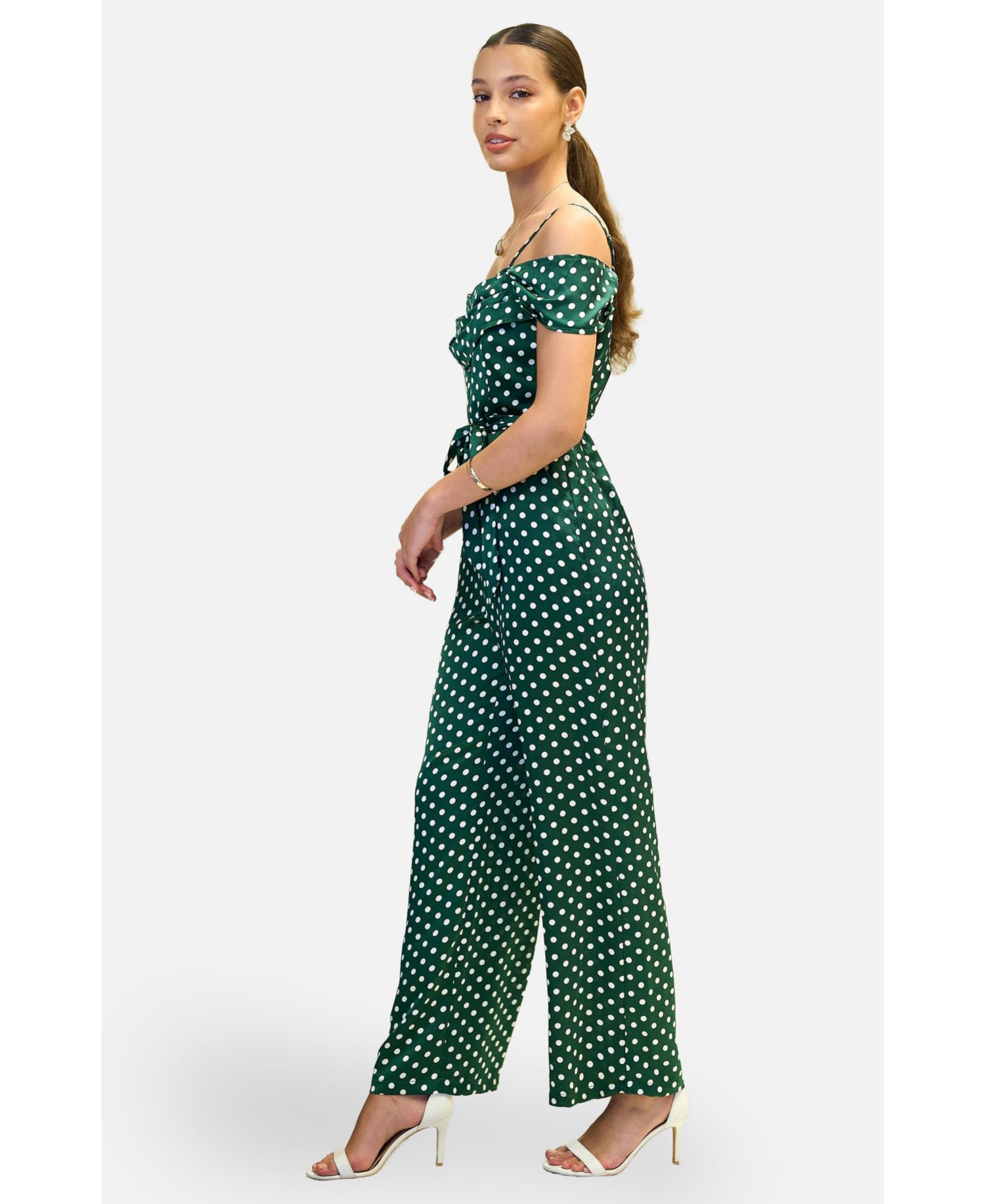 Women's Spot Bardot Jumpsuit