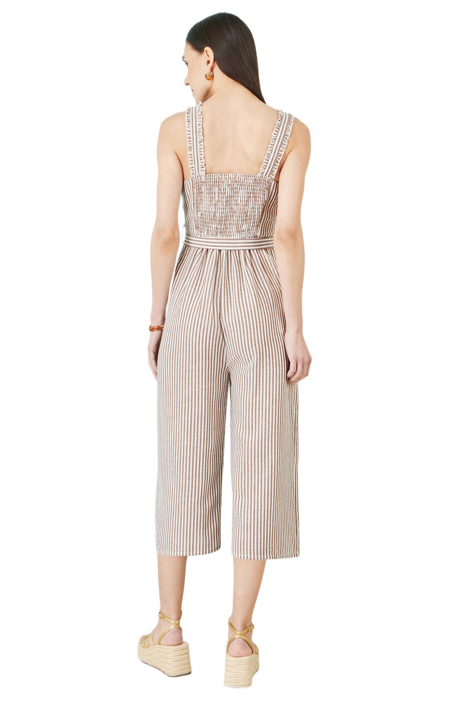 Women's Stripe Strappy Jumpsuit