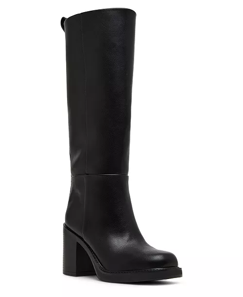 Madden Girl Women's Cordelia Platform Tall Block Heel Boots