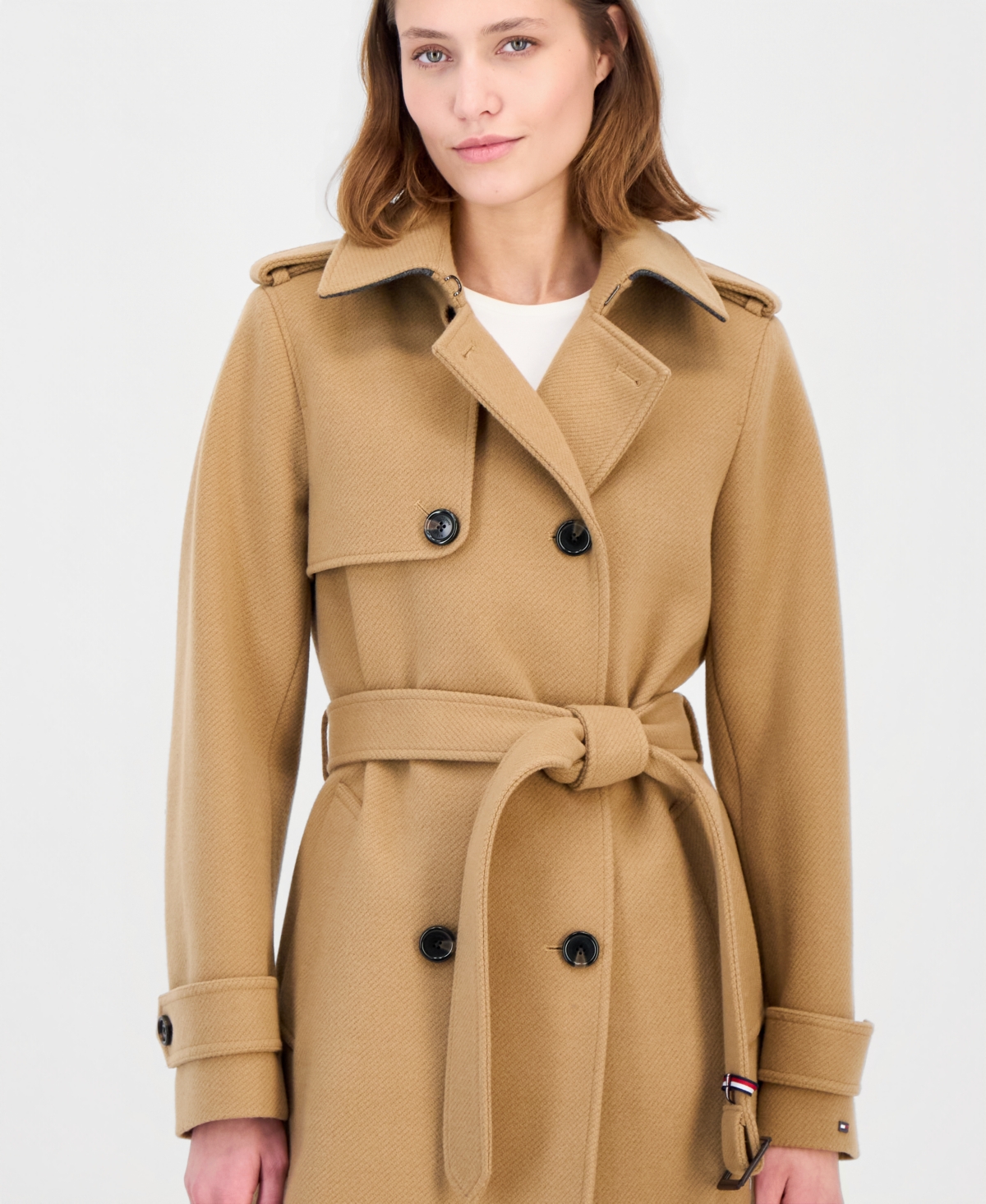 Tommy Hilfiger Women's Double-Breasted Trench Coat