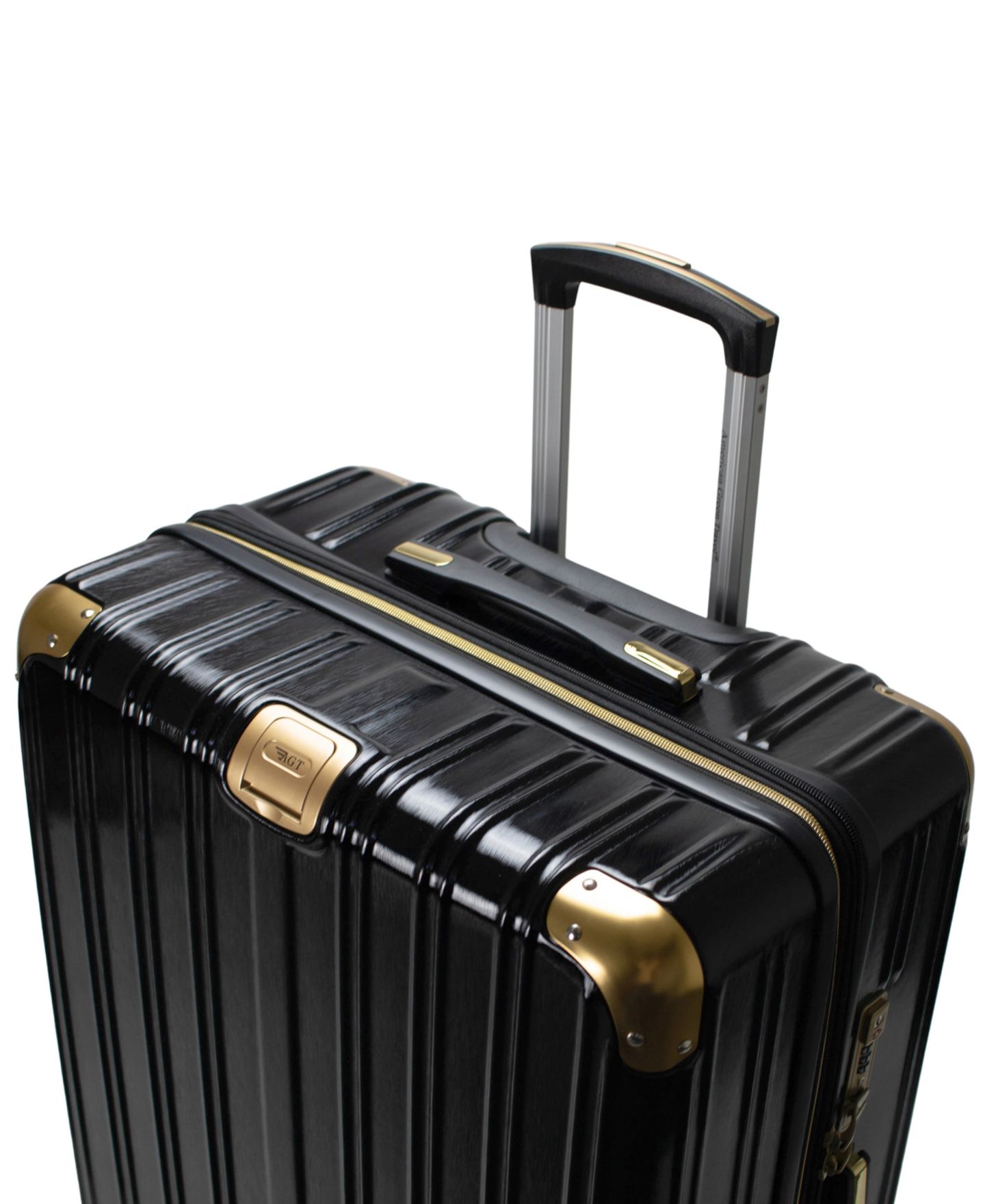Чемоданы American Green Travel Melrose S Anti-Theft Hardside Spinner Luggage, Set of 3, цвет: Чёрный — фото 4