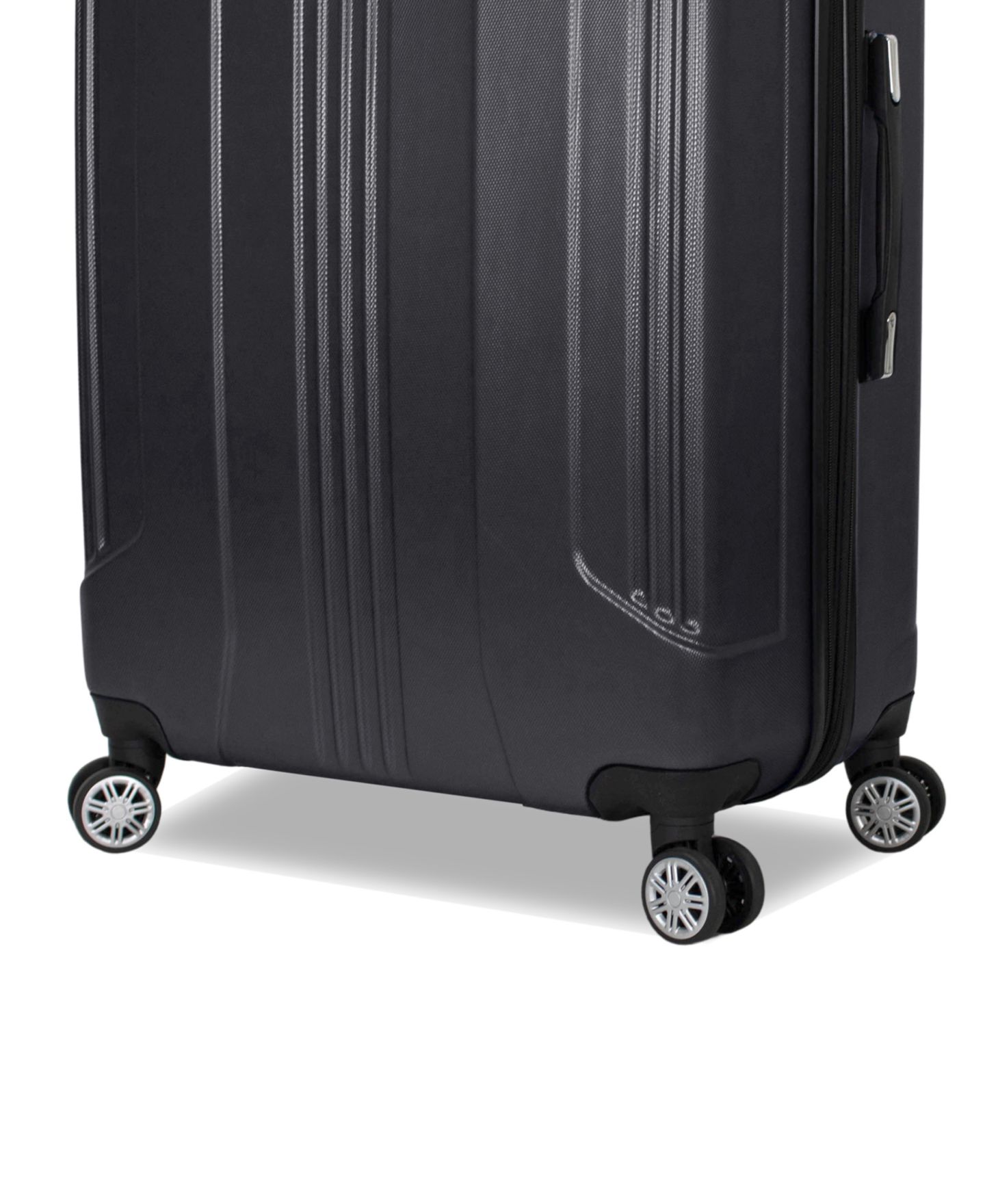 Чемоданы American Green Travel Denali S. 3-Pc. Anti-theft Hardside Luggage Set, цвет: Чёрный — фото 6
