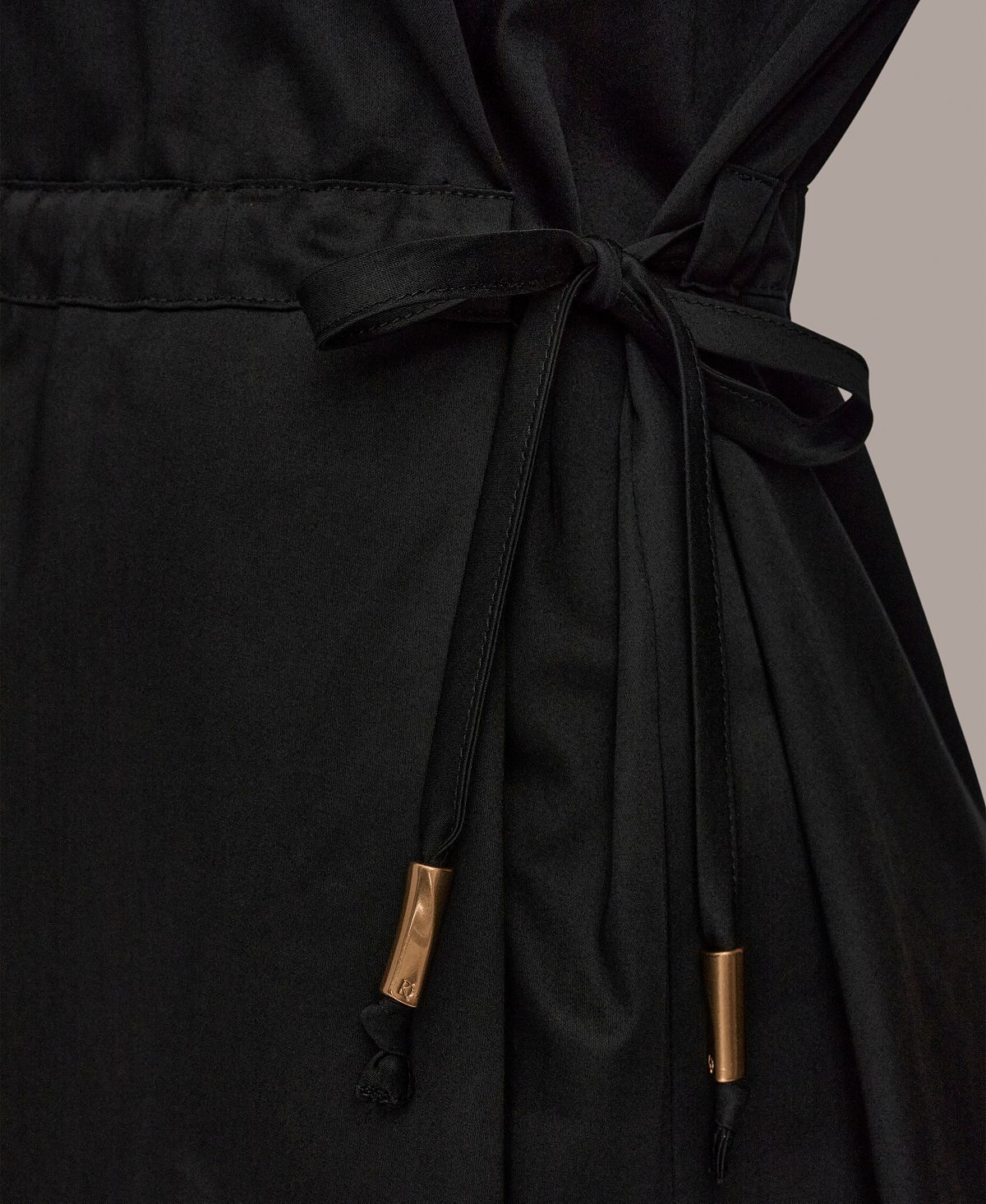 Donna Karan Weekend Women's Collared Drawstring Waist Dress view 4 — MAYCSS fashion products