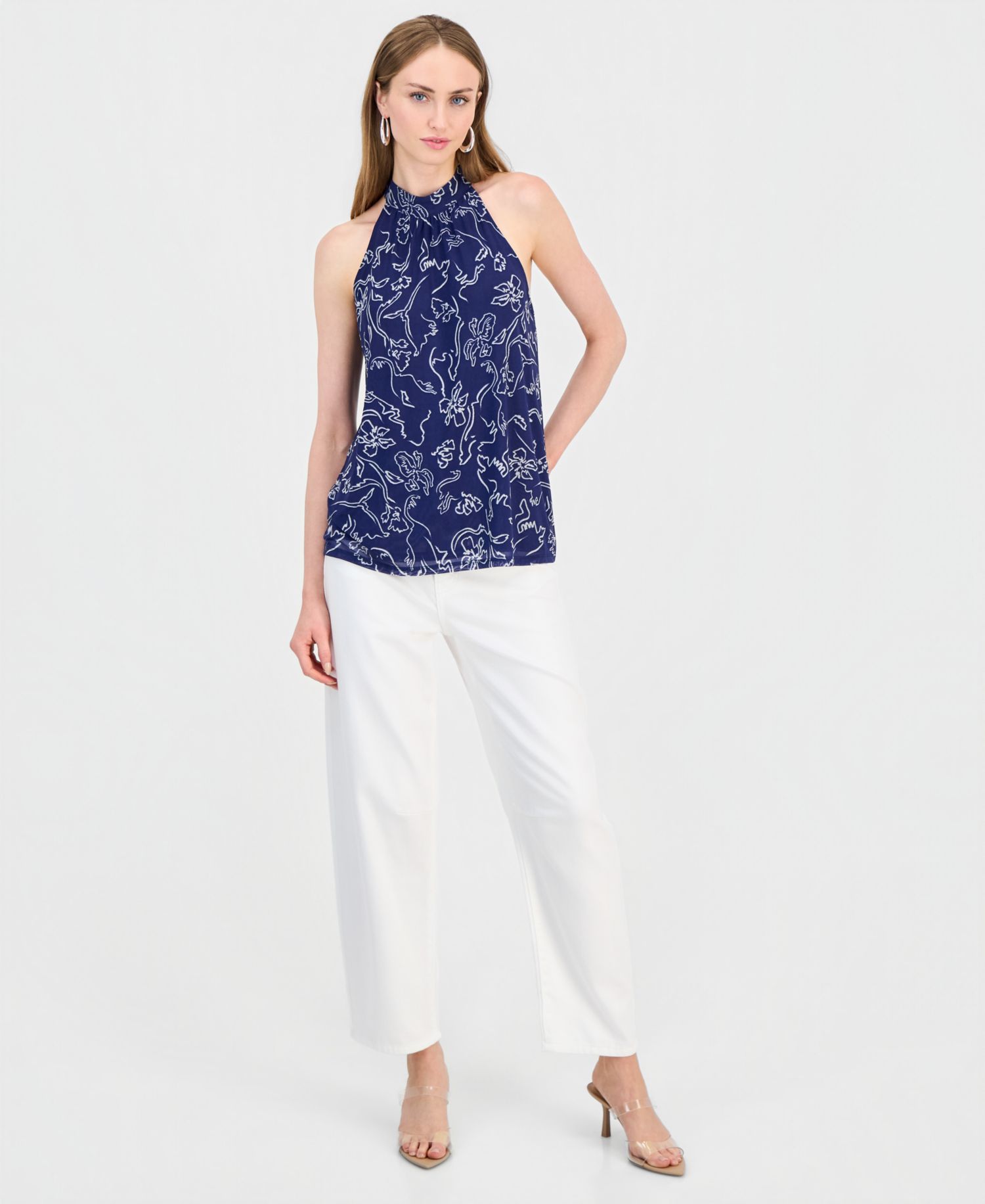 Women's Printed Halter Top