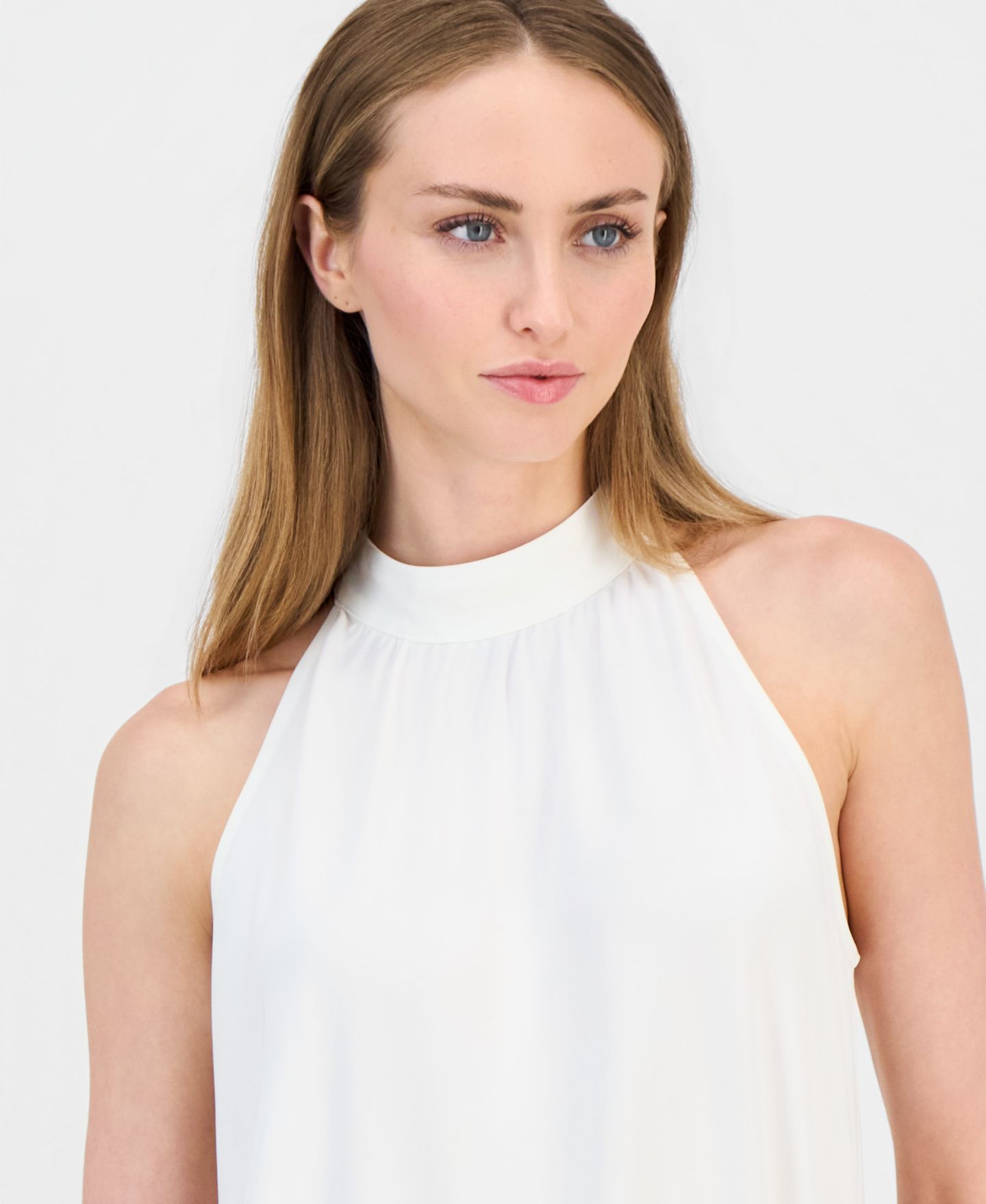 Женский топ I.N.C. International Concepts Halter Top, цвет: Яркий белый — фото 3