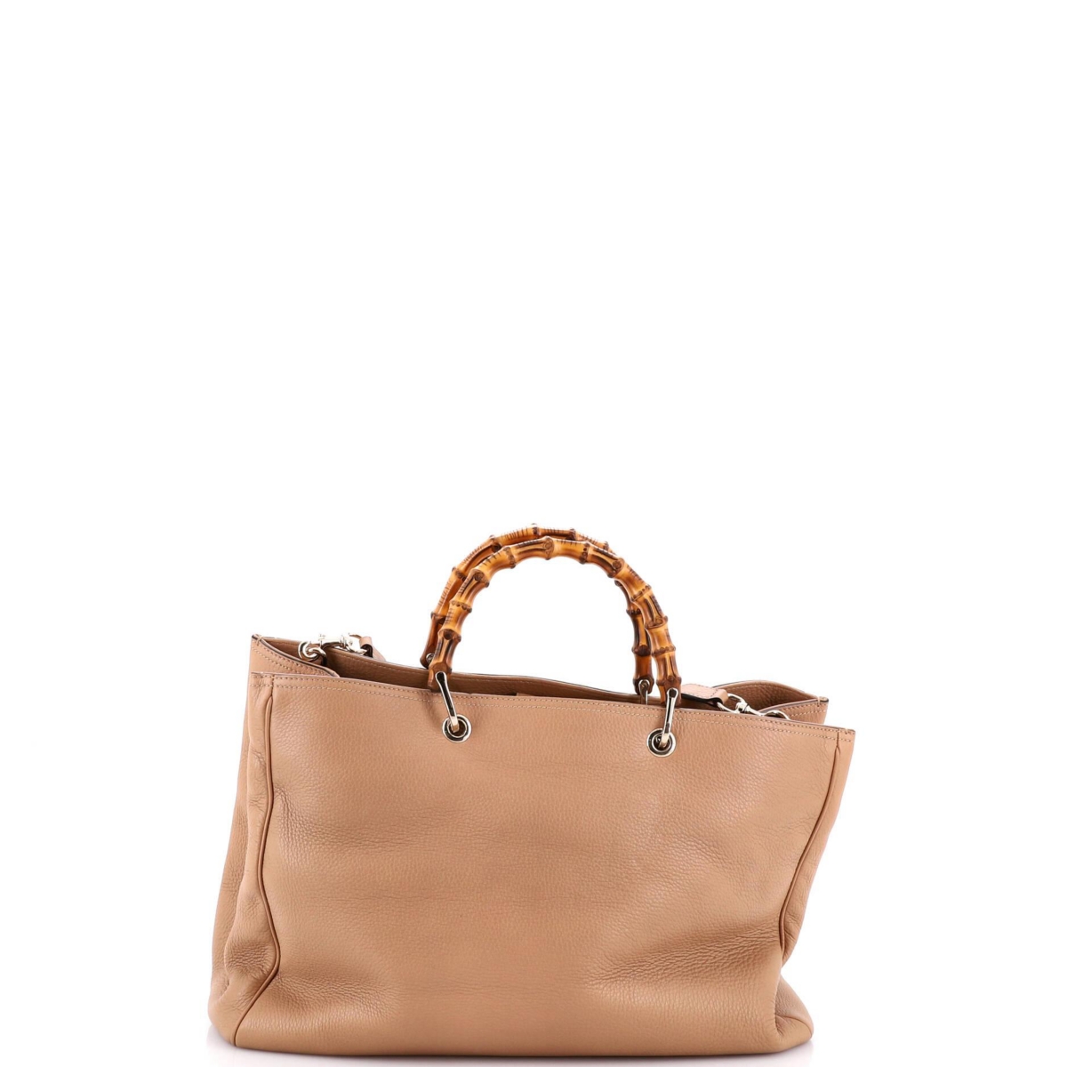 Pre-Owned Gucci Large Bamboo Shopper Tote Leather