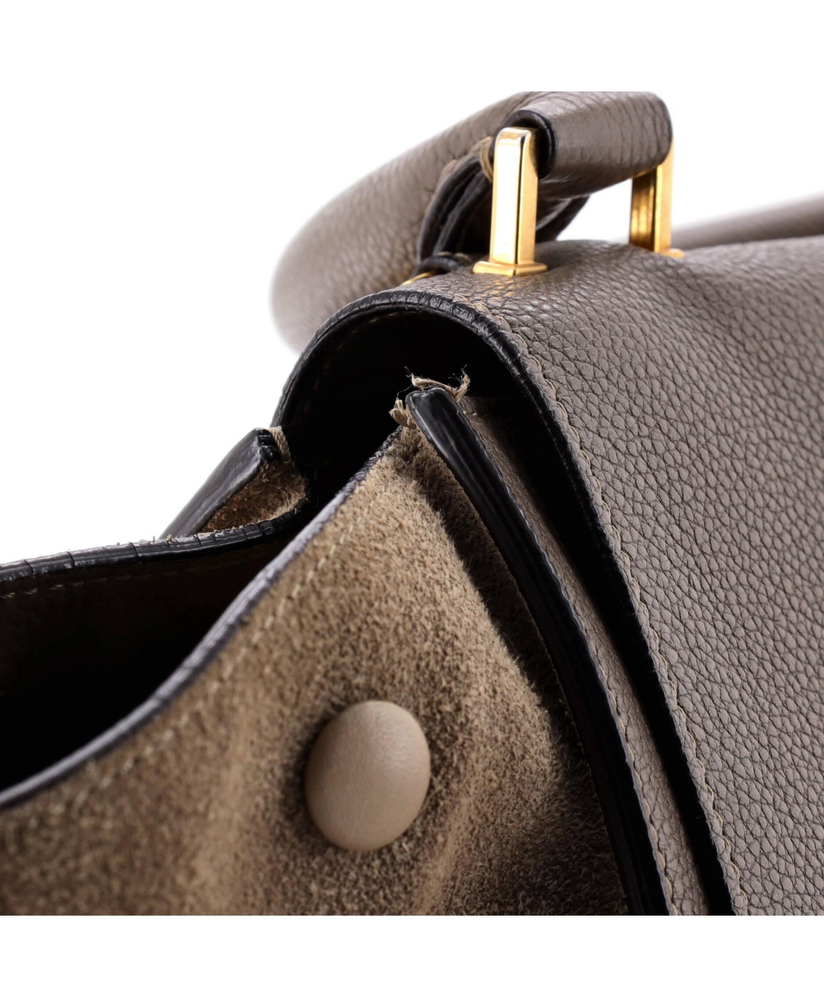 Pre-Owned Celine Small Trapeze Bag Leather