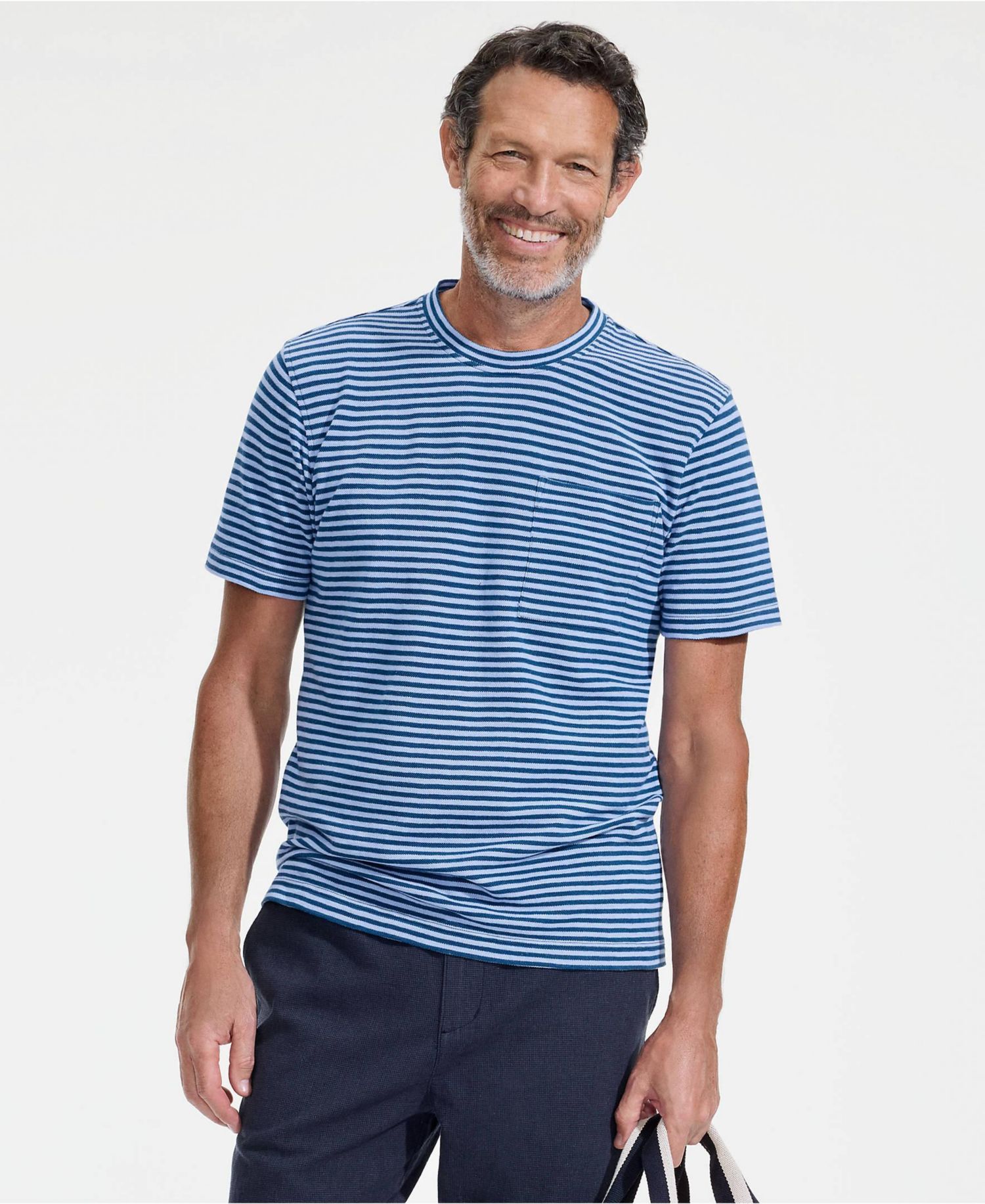 Men's Short Sleeve Cotton Linen Tee