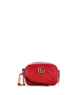 Mini GG Marmont Shoulder Bag Matelasse Leather
