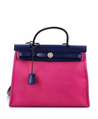 31 Herbag Zip Leather and Toile